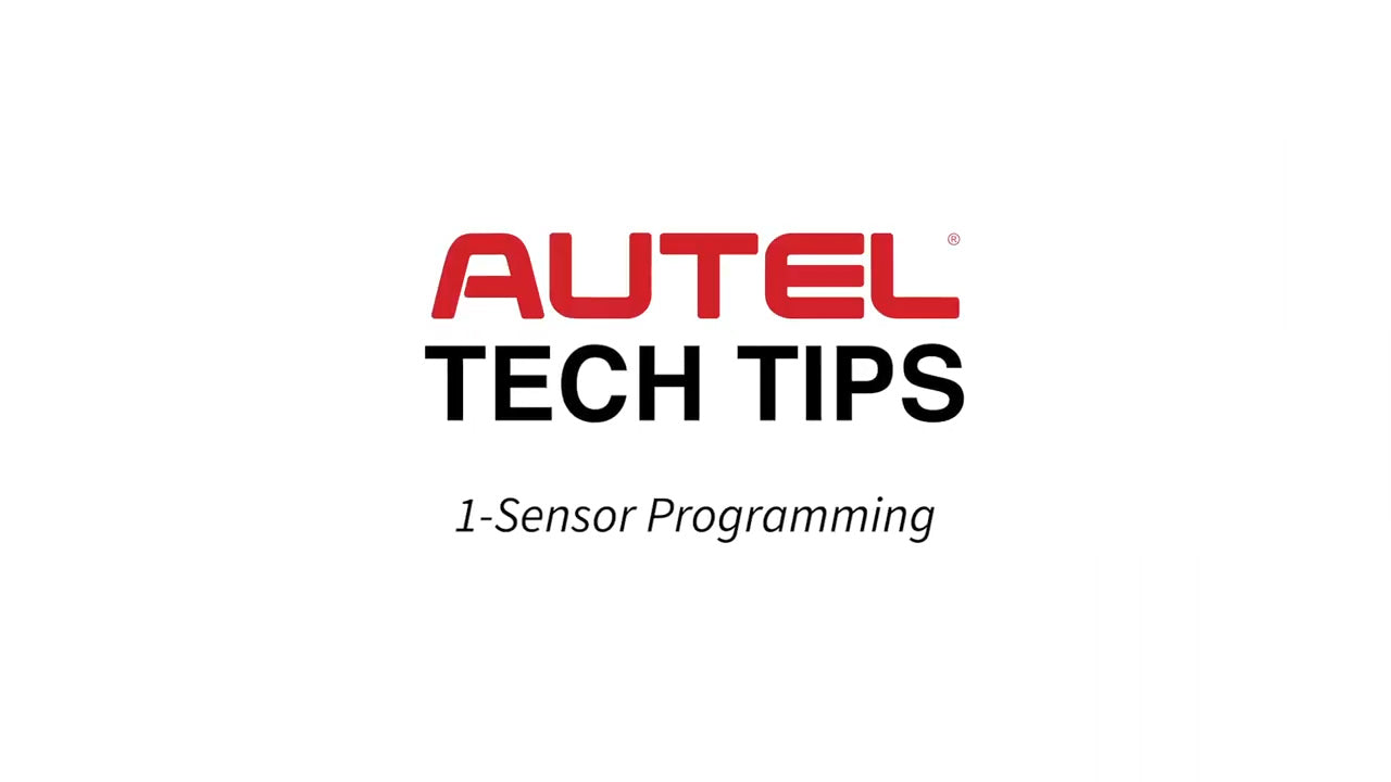 Autel MX Sensor Programming  Tips