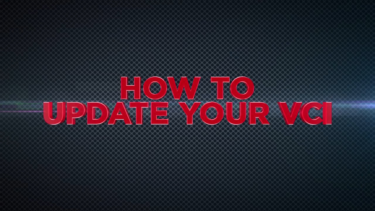 How to Update Your VCI