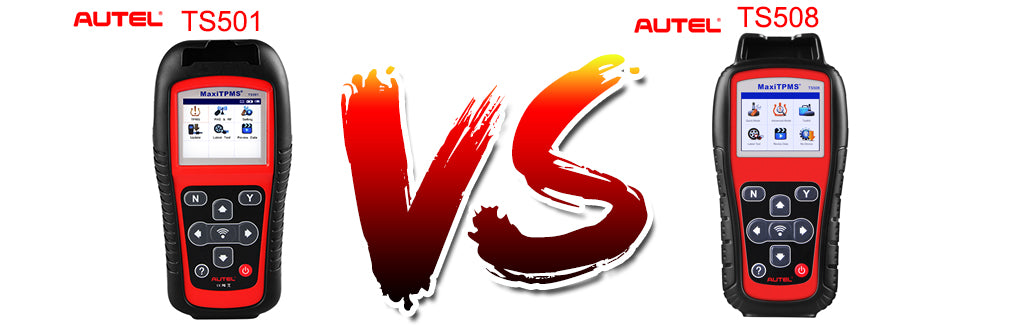 TPMS Tool Comparison Autel TS501 vs TS508