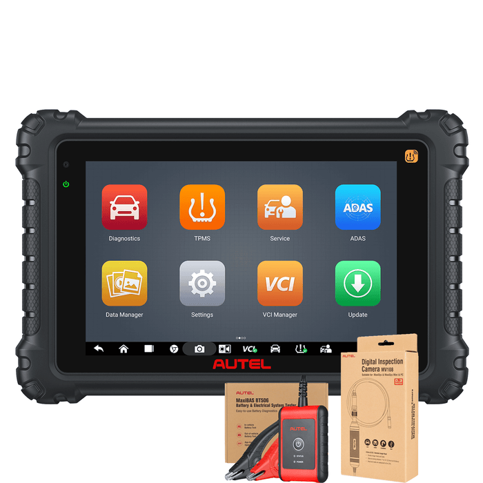 Autel MaxiCOM MK906 Pro-TS UK/EU | Upgraded Ver. of MS906 Pro/MS906TS | Complete TPMS Services | OE-Level All Systems Diagnosis | Bi-Directional Control |  31+ Reset Services | Advanced ECU Coding