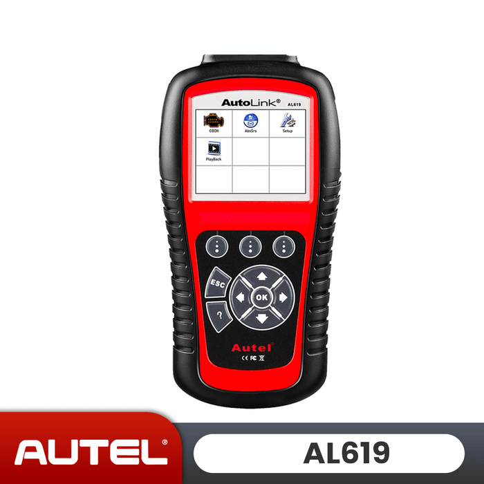 Autel AutoLink AL619 OBD2 Scanner | ABS/SRS Diagnose | Turn Off Warning Lights | Ready Test | Advanced Ver. of AL519/ML519