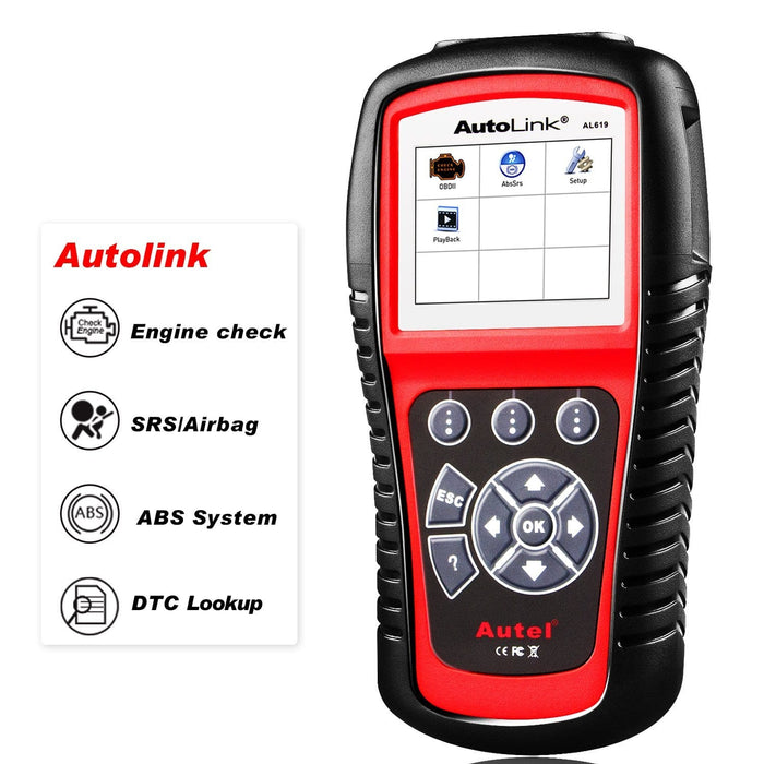 Autel AutoLink AL619 Scanner features