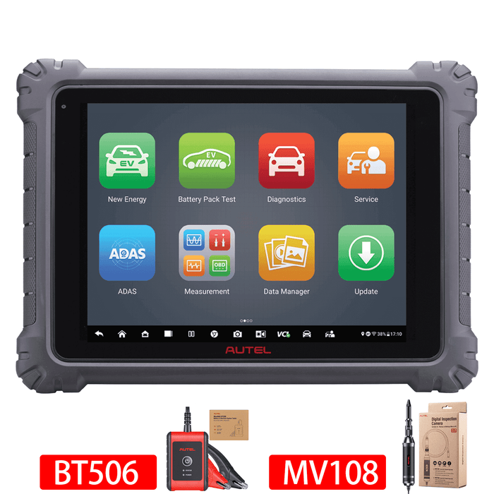 Autel MaxiSys Ultra EV UK/EU | Top Intelligent Diagnostic Scan Tool | Diagnostics for electric/hybrid/gas vehicles | Online ECU Programming / Coding | 5-in-1 VCMI Module | Topology Map | Guided Function